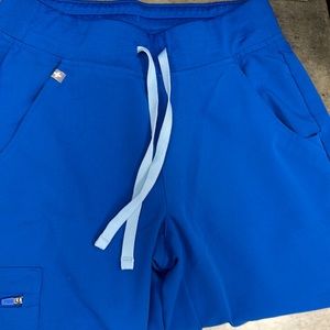 Figs Zamora jogger scrub pants XS royal blue